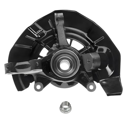 Detroit Axle - FWD Steering Knuckles Kit for 04-06 Lexus RX330, 07-09 | RX350, 06-08 RX400h, 06-07 Toyota Highlander, 2 Front Steering Knuckles & Wheel Bearing Hubs 2 Rear Wheel Bearing Hubs - size: 4UW48628/Kit