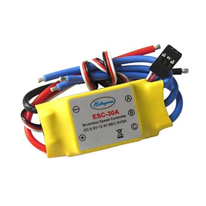 30A Brushless Speed Controller ESC for RC Helicopter Airplane Multirotor - size: 1pcs
