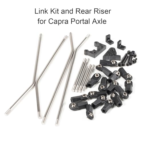 Carbon Fiber LCG Custom Build Chassis Kit and Links Set for 1/10 RC Rock Crawler High Clearance Extreme Breakover (Link Kit) - style: Link Kit