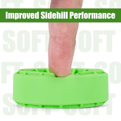 INJORA Silicone Rubber Inserts for 56-58mm*24mm 1.0" Tires (Small Green) - color: Green