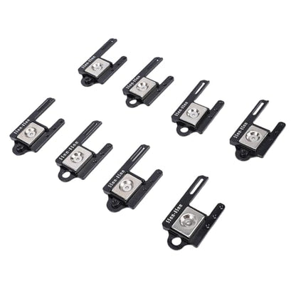 8Pcs RC Crawler Body Mounts Adjustable Magnet Body Post 1/8 1/10 Remote Control Car Cover Column Kit Black