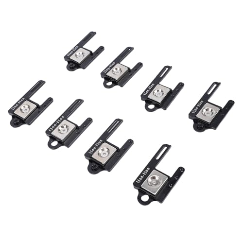 Generic 8Pcs RC Crawler Body Mounts Set, Powerful Magnet RC Body Post Mounts, Suitable for Different Vehicle, Black Appearance Processing