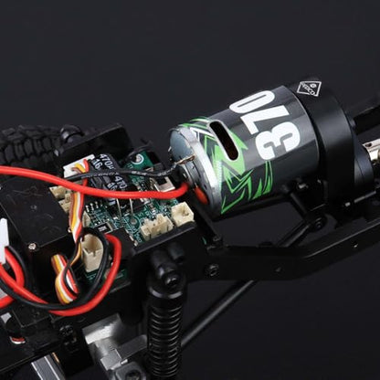 Hobbyplus CR18P 34T 370 Motor Transmission with Gearbox Mount Set for HobbyPlus CR18P Furitek Upgrades 1/18 RC Crawler