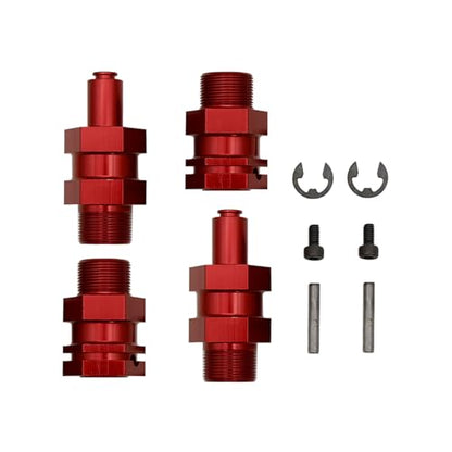 Wheel Hex Drive Hub Adaptor 24mm Aluminum 4Pcs for 1/5 Scale Baja Buggy HPI Rovan Rofun Baja 5B 5T 5SC