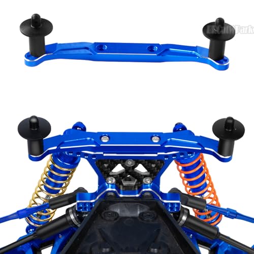 RC Body Mount Upgrades Part for 1/10 Slash 4x4 VXL,Aluminum Front & Rear Body Mounts with Body Posts Hops Up,Navy Blue - color: Navy Blue - (Upgrades)