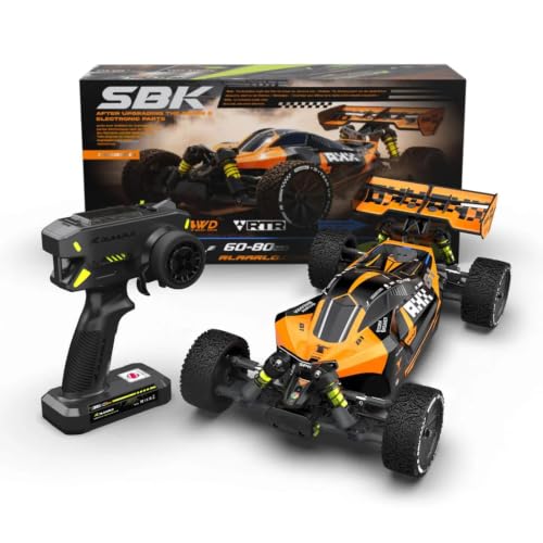 Helidirect Rlaarlo Storm Breaker 1/10 Scale 4WD RTR Brushless RC Buggy, 3S LiPo 50-80km/h - Metal Version - color: Orange