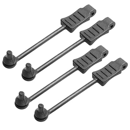 HobbyPark 20pcs RC Rubber Retainer Pull Tabs for 1/12 1/10 1/8 1/5 RC Car Body Clips (fit 1.2mm 1.4mm 1.5mm Rod) - size: fit 1.2mm 1.4mm 1.5mm Rod