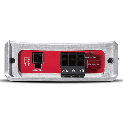 Rockford Fosgate Punch PBR300X2 300-Watt 2-Channel Boosted Rail Amplifier | Class-BR, Ultra Compact Chassis, Easy on Vehicle Electrical System - style: 2 Channel