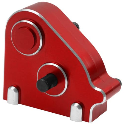 Metal Transfer Case Gearbox Transmission Gearbox Compatible with MN128 MN86 MN86K MN86S MN86KS 4WD G500 1/12 RC Crawler Car Upgrade Part (Red) - color: Red