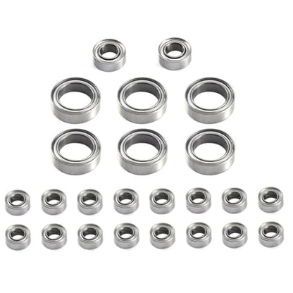 Double Rubber Seal for FMS for FCX24 1/24 RC Crawler Car Upgrade Parts Spare Accessories 24Pcs Steel Ball Bearing Set rc