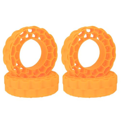 MEUS RACING Soft Silicone Rubber Inserts for 68-72mm 1.3" Tires (Orange) - color: Soft
