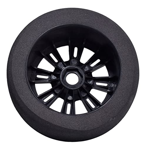 1/8 RC Tires and Wheels, 4Pcs Off Road Tires for RC Car Trucks Foam Vehicle Tyres 17mm Hex Hubs Wheel Rims for Kyosho HSP HPI RC Racing Model Toy Crawler, Black - style: 1/8 89H Foam