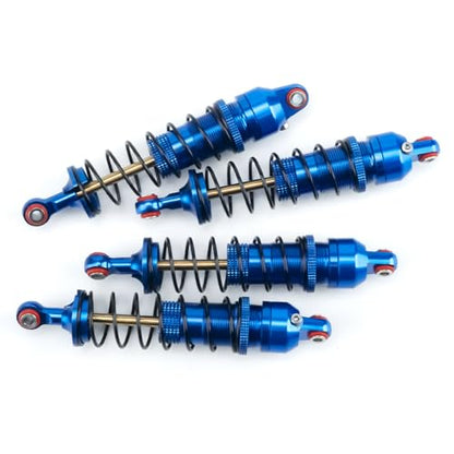 89mm Threaded Damper for Tra-xxas 1:16 Mini Maxx 4WD XRT VXL-3S | Monster Truck Upgrades Blue Aluminum 7075 Alloy Adjustable Spring Shock Absorber - color: Blue