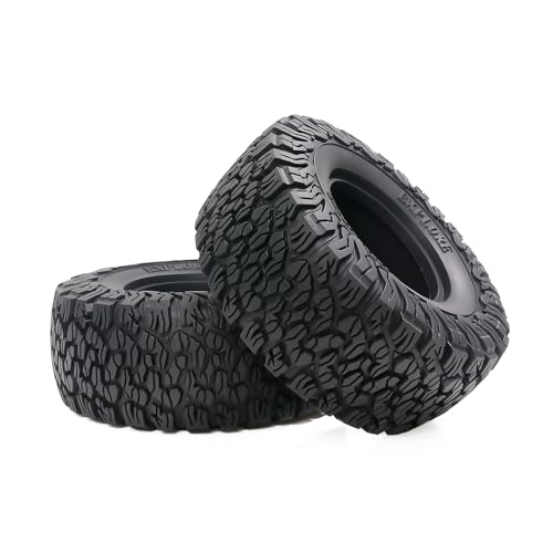 2.6” RC Tire-All Terrain Super Soft Sticky Tires 136mm Tall 2.6in Crawler Tires for 1/7 1/8 1/10 Scale Off Road Race, Suitable for Axial RBX10 MJX H8H MK07 KM4 4082/83 1/7 1/8 1/10 Crawler Car - color: 2.6in-tire-blc