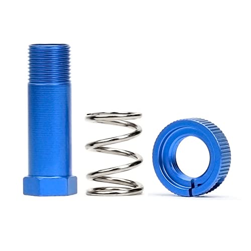 Aluminum Servo Saver Tube with Clamping Nut for Arrma 1/8 Kraton 6s Senton Talion Typhon 1/7 Infraction Mojave Upgrade Parts(Navy Bule) - color: Navy Blue
