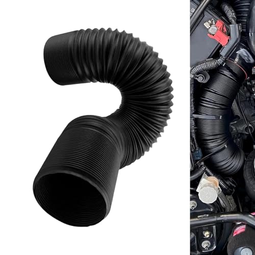 Car Duct Hose, 2.4" Anti-leak Retractable Air Intake Hose to 39 ", Flexible Water-proof Cold Air Conduction Hose, Modified Intake Accessory for Car & Truck Engine (Black) - color: Black #2.4 "