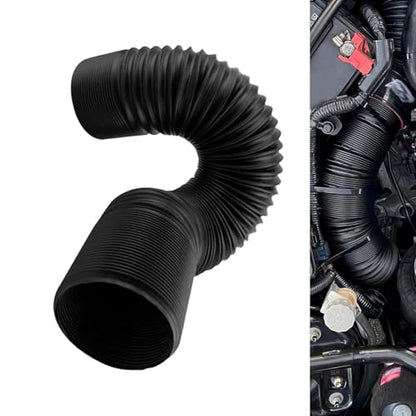 Car Duct Hose, 2.9" Anti-leak Retractable Air Intake Hose to 39 ", Flexible Water-proof Cold Air Conduction Hose, Modified Intake Accessory for Car & Truck Engine (Black) - color: Black #2.9 "
