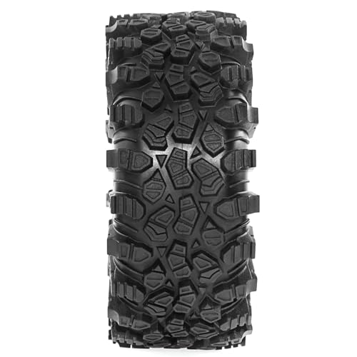 REDSPIDER • Rubber 2.2'' Crawler Tires 2.2'' All Terrain Tires for 2.2'' Beadlock Wheels 1/10 1/8 Scale Rock Crawler Car Axial SCX10 90047 D90 TF2 Tamiya CC01 TRX4 TRX6 Redcat Racing TC8 Marksman