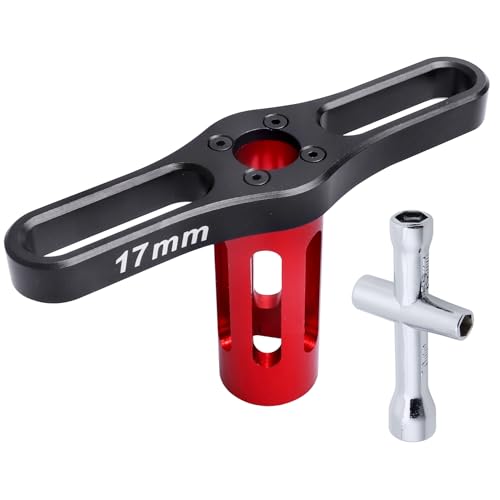 17mm Hex Wrench & Small Cross Wrench RC Tools for 1/8 1/10 Traxxas Arrma Redcat RC Car Truck Crawler Buggy