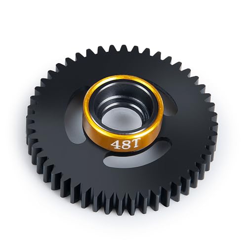 Carbon Steel 48P 48T Spur Gear for Tra 1/16 E-Revo VXL Slash/Rally | 4WD Summit VXL Upgrade - style: 48T