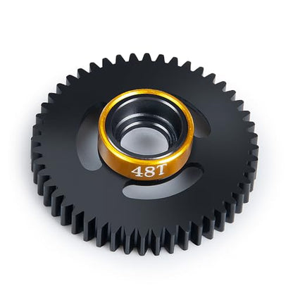 Carbon Steel 48P 48T Spur Gear for Tra 1/16 E-Revo VXL Slash/Rally | 4WD Summit VXL Upgrade - style: 48T