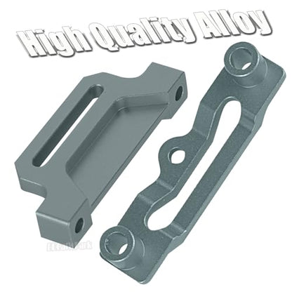 RC Alloy Battery Plate Upgrades Part for 1/10 Slash BL-2s/Drag Slash chev rolet C10/F0rd Mustang,BRCatWPark Battery Mount Plate Tray Battery Holder Mount Battery Hold-Down,(Replace #5827),Titanium - color: Titanium - (Upgrades)