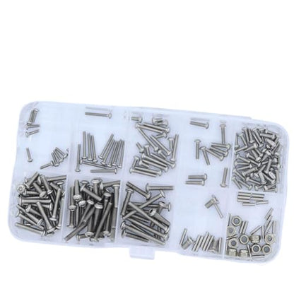 Hex Screws and Nuts Hardware Kit M1.6 M2 M2.5 Grade 12.9 Stainless Steel Compatible with 1/18 RC Crawler