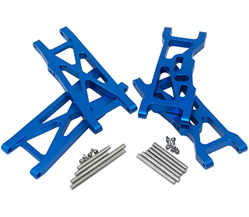 Front/Rear Swing Suspension Arm for Losi 1/10 22S SCT 2WD Short Course Truck Rc Car Upgrade Aluminum Alloy Parts and 2 Tools(Dark Blue) - color: Dark Blue