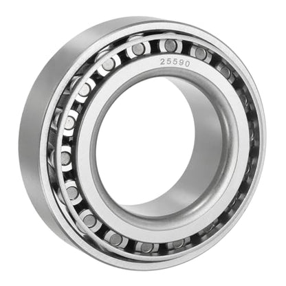uxcell 25590/21 Tapered Roller Bearing Cone and Cup Set, 1.77" Bore x 3.27" OD x 1" Thick, Chrome Steel Taper Bearing Set, ABEC-3 - size: 25590/21