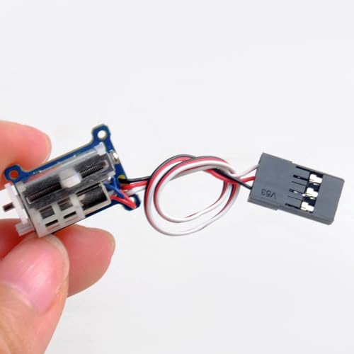 2pcs 1.5g Micro Servo Linear Digital Servo Fast Response Linear Actuator for 3D Flight Crafts Indoor Aircraft Small RC Plane
