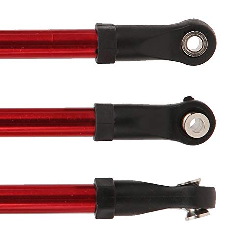 Aluminum Alloy Link Bars, 8Pcs Upgraded Durable for 313mm Wheelbase RC Crawler, 1/10 Scale Off-Road Vehicle Parts for Hobbyists Trail Riding and Rock Crawling Enthusiasts