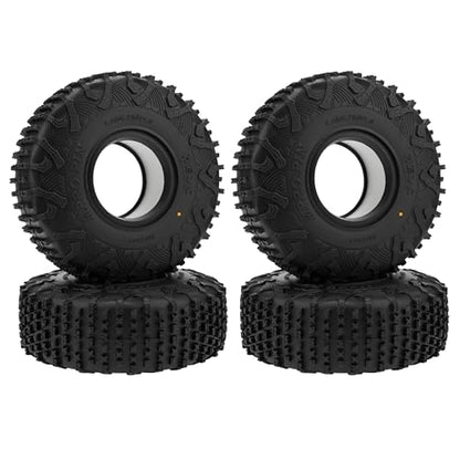 MEUS RACING 1.9 Tires - MS6 MPRO PIN Tires for Axial SCX10 Pro SCX10 TRX4 Redcat Gen8 1/10 RC Crawler Car, 1.77/4.75/R1.9, #M1902