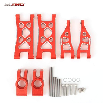 RCAWD Aluminum Rear Suspension Arm Hub Set for Arrma Mojave Grom