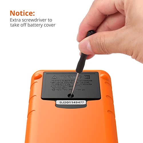 Proster LCR Meter Multimeter Capacitance Inductance Resistance Tester | 200pF-2000μF Capacitance, 200μH-20H Inductance, 200Ω-100kΩ Resistance. Rotatable LCD Data Hold Auto Power Off Zero Adj - color: Yellow