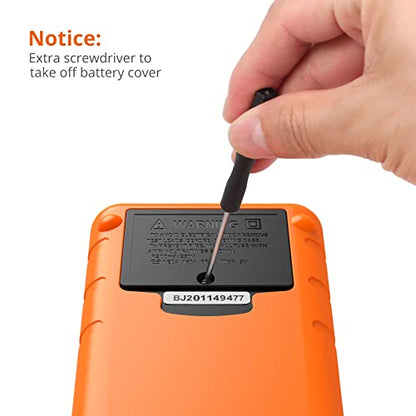 Proster LCR Meter Multimeter Capacitance Inductance Resistance Tester | 200pF-2000μF Capacitance, 200μH-20H Inductance, 200Ω-100kΩ Resistance. Rotatable LCD Data Hold Auto Power Off Zero Adj - color: Yellow