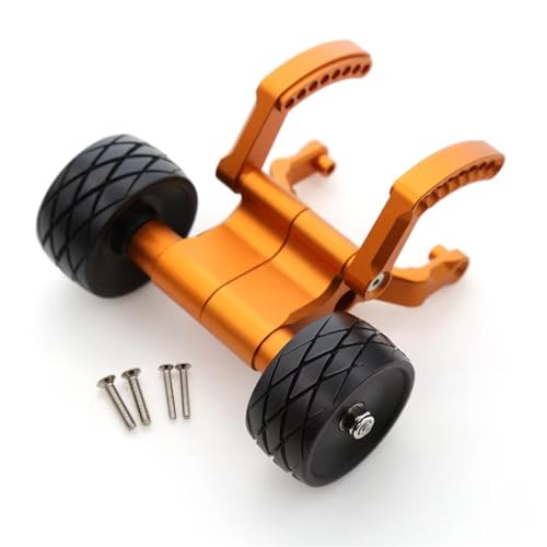 RC Repair Parts Compatible with TRAXXAS for E-REVO 2.0 86086-4 56087-1 for Monster Truck 1/10 RC Car Parts Accessories Metal Wheelie Bar(Yellow) - size: Yellow
