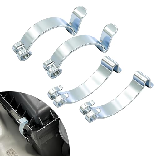 4PCS Air Filter Clips, Heavy Duty Air Cleaner Cover Clip, Air Cleaning Filter Housing Clips for Fastening Connections, Universal Automotive Spring Clips Replacement Accessories for Toyota