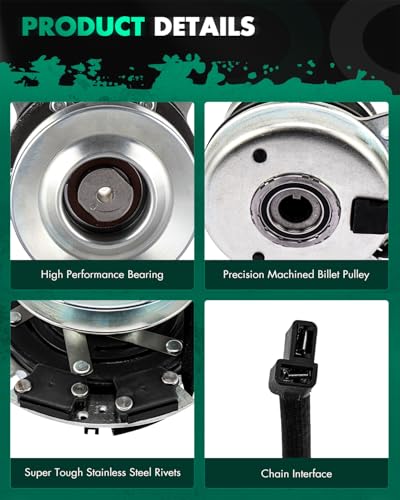 SCITOO Electric PTO Clutch 917-04622 Electric PTO Lawn Mower Clutch | |for Troy Bilt |for Sears Craftsman |for Cub Cadet |for Bolens |for MTD |for Ogura |for Stens |for Warner - style: GT1A-MT09