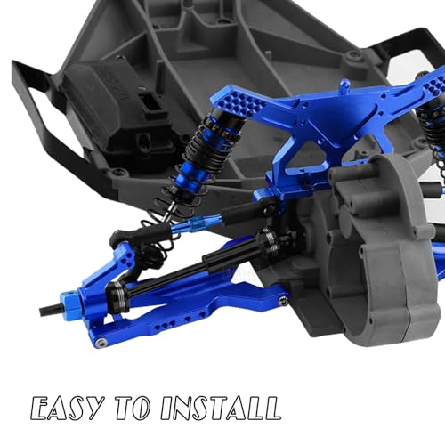 RC Drive Shaft CVD Axles Upgrades Part for 1/10 Slash 2WD VXL Stampede 2WD VXL Rustler 2WD VXL Hoss 2WD VXL,Stainless Steel #45 Rear Driveshaft CVD Front Axles w/Hex,Black - color: Black - (Drive Shaft)