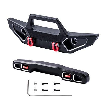 Aluminum Front&Rear Bumper for AXIAL SCX24 Jeep Gladiator AXI00005 1/24 RC Crawler Car Upgrade