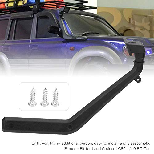 RC Car Snorkel, Durable Replacement, RC Crawler Snorkel Waterproof Design for LC80 1/10 Scale Off-Road Enthusiasts and Wet Terrain Adventures