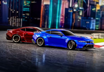 Traxxas 1/10 Scale 4-Tec Drift Car with Ford Mustang (Blue) - color: Blue