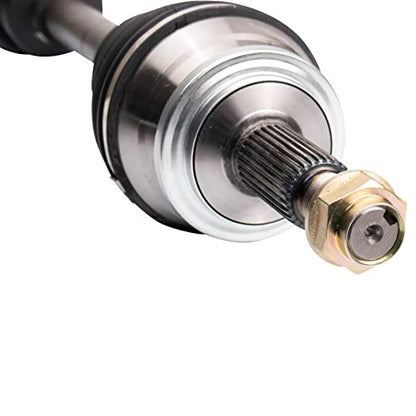TRQ Front Driver Side CV Axle Assembly Compatible with 16-18 Toyota RAV4 LE Limited XLE SE Japan Built Models 1st VIN Digit J 11-16 Scion tC Manual Transmission - style: CSA32572