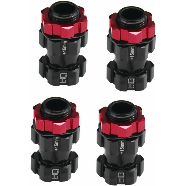 Hot Racing AON117X15 Aluminum 17mm Hex Hubs 15mm Offset Arrma 1/8 4x4
