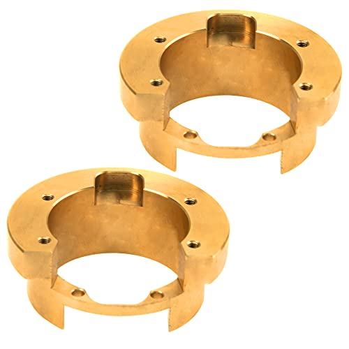 2Pcs Vgoohobby Portal Brass Counter Weight Axle Balance Weight Counterweight Compatible with Traxxas TRX4 1/10 RC Crawler