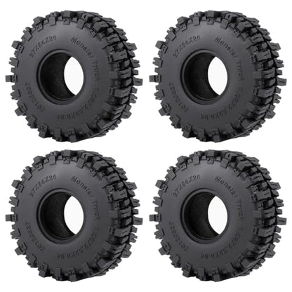 SWX 1.0 Soft Mud Tires 64x27mm 4Pcs for TRX4M SCX24 | Mud Tires, 64x27mm, Soft Compound, TRX4M, SCX24, 1.0, 4Pcs