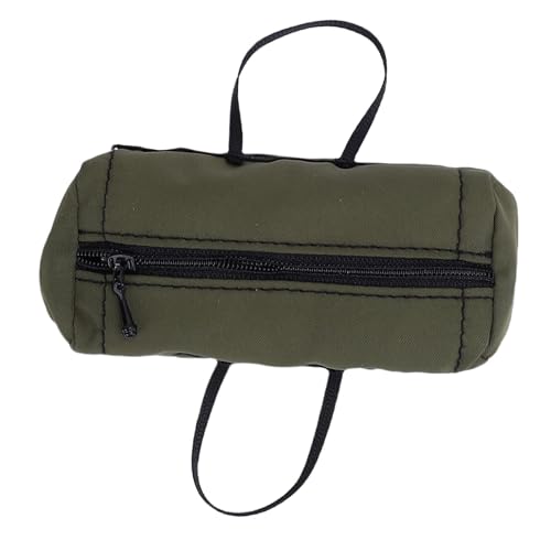 Tbest Luggage Bag Fit for SCX10 10 RC Crawler Cars Miniature Decoration Scale Travel Bag with Stickers Khaki RC Luggage Carrying Carrying for Fit for Featuring 10 Lifelike Luggag (Army Green) - color: Army Green