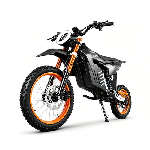 Electric Dirt Bike for Teens and Adults, 3500W Peak Motor, 35 MPH Max Speed Fast Electric Motorcycle, 48V 20.8AH Battery, 37 Miles Range, 265 LBS Load, Dual Suspension, Dual Hvdraulic Brakes