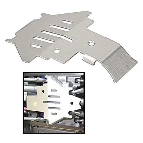 5PCS ShareGoo Stainless Steel RC Skid Plate,RC Chassis Armor Protector Plate Protection Compatible with Traxxas TRX-4 82056-4 1/10 RC Crawler Car