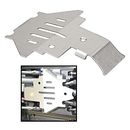 5PCS ShareGoo Stainless Steel RC Skid Plate,RC Chassis Armor Protector Plate Protection Compatible with Traxxas TRX-4 82056-4 1/10 RC Crawler Car